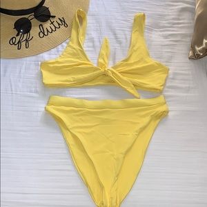 High Waisted 2 Piece Bathing Suit